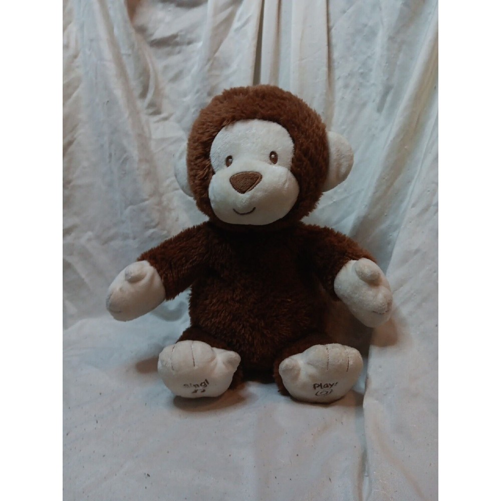 Baby Gund Animated Clappy the Monkey Sing & Play Interactive Plush Toy Working